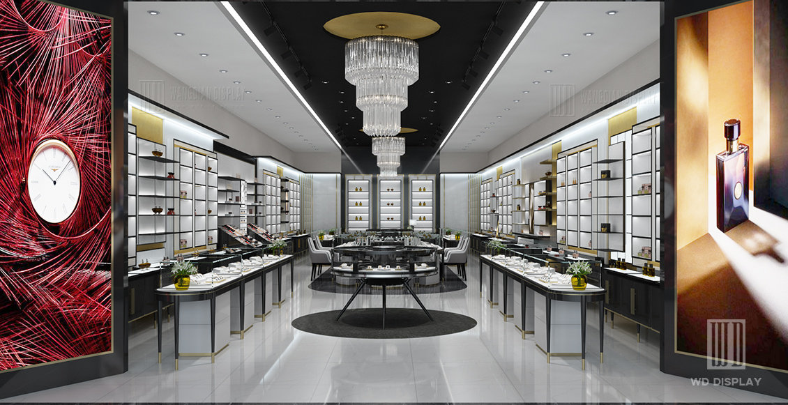 Luxury cosmetic store interior design-1