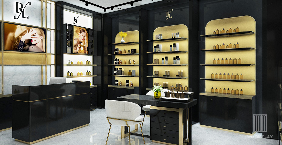 Modern small perfume shop design-1