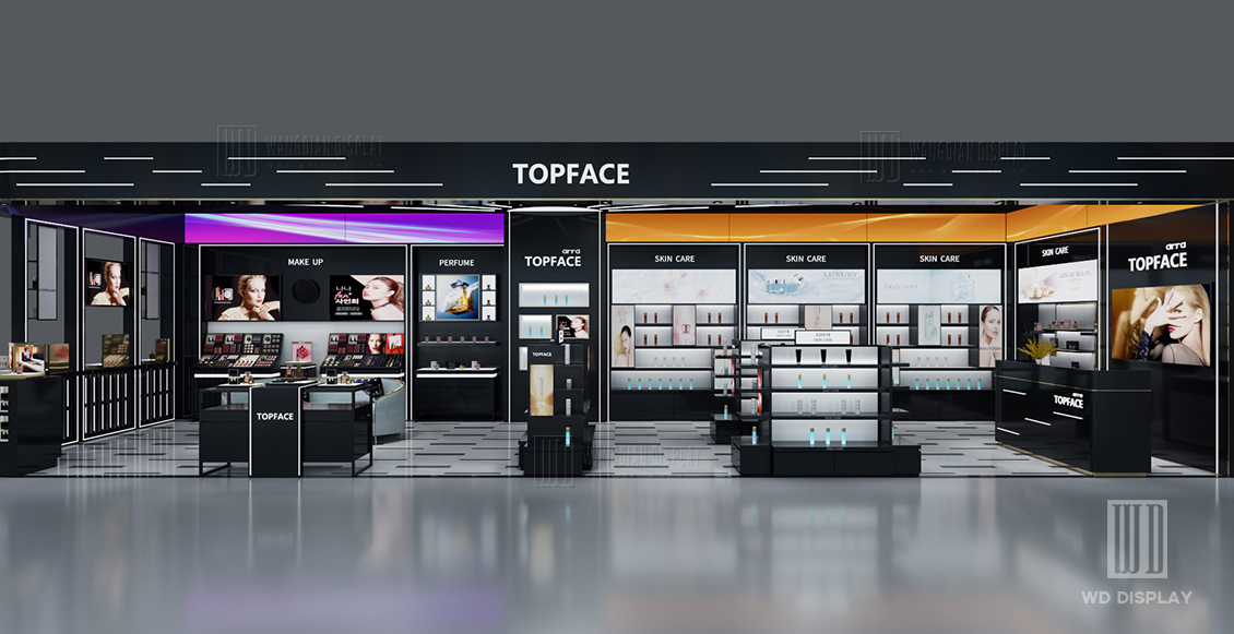 Luxury cosmetic retail shop design project-1
