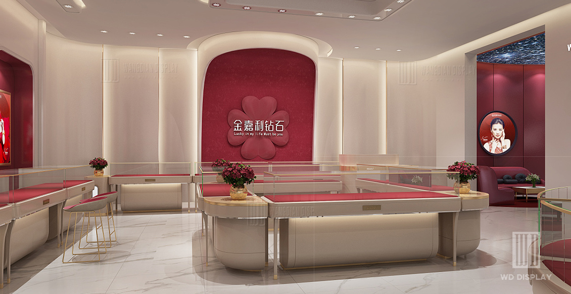 luxury brand jewelry shop interior design-1