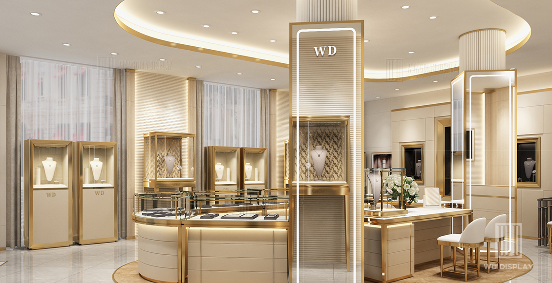 High-end jewelry retail store design in UK-1