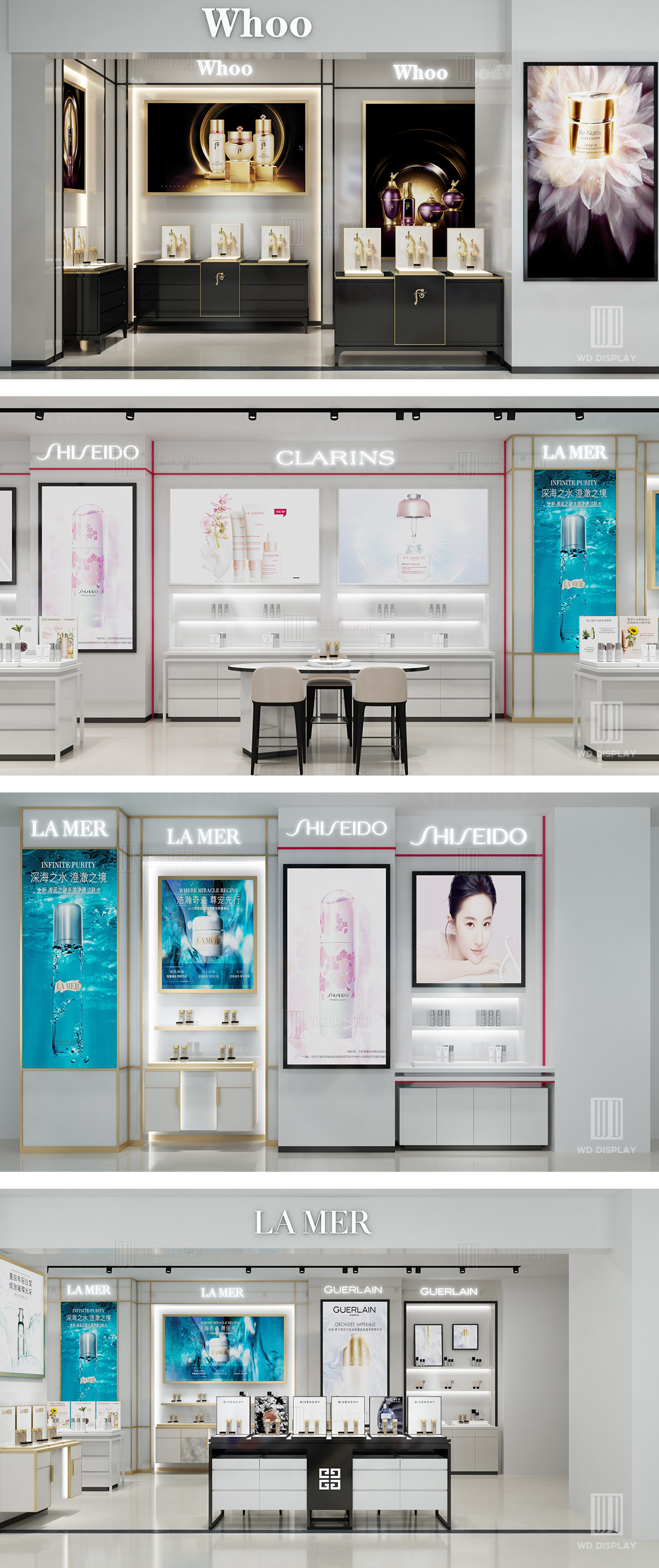 cosmetics store interior design project