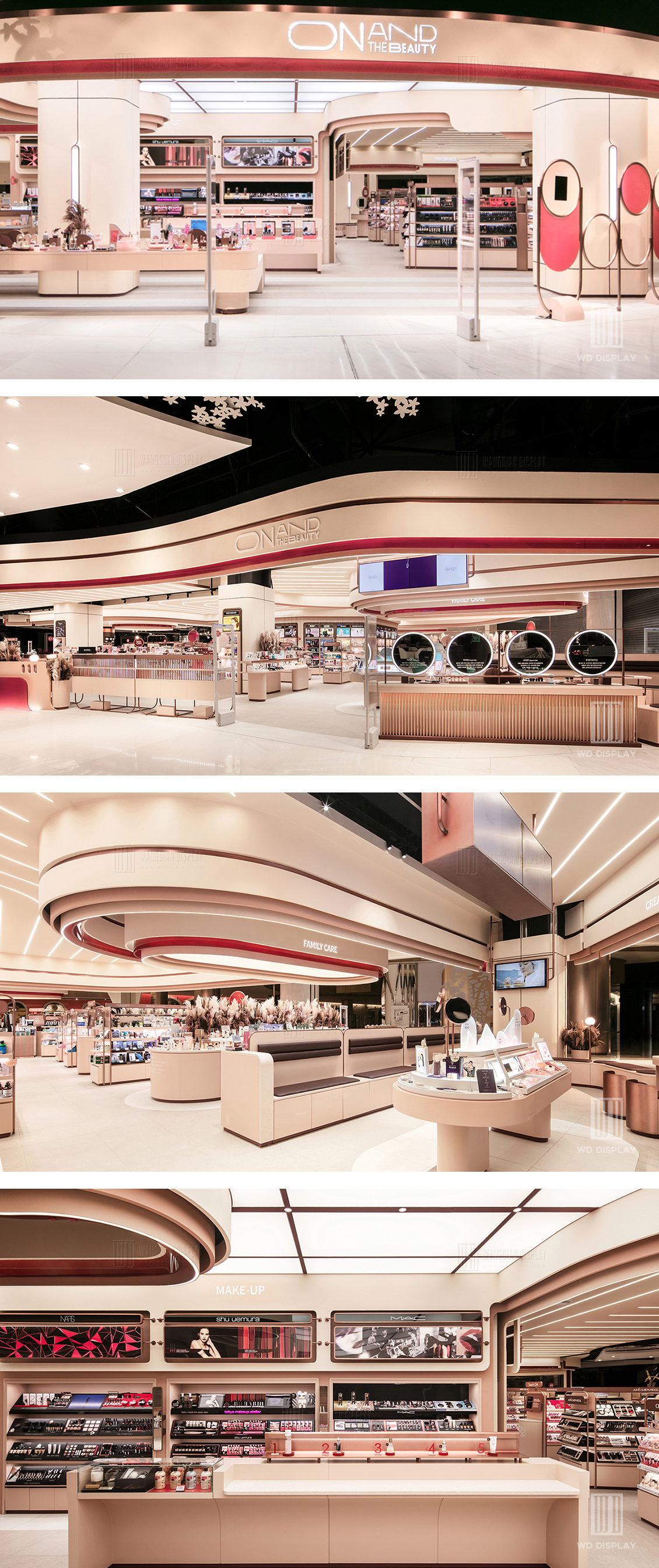 Airport Large-scale makeup duty-free store design