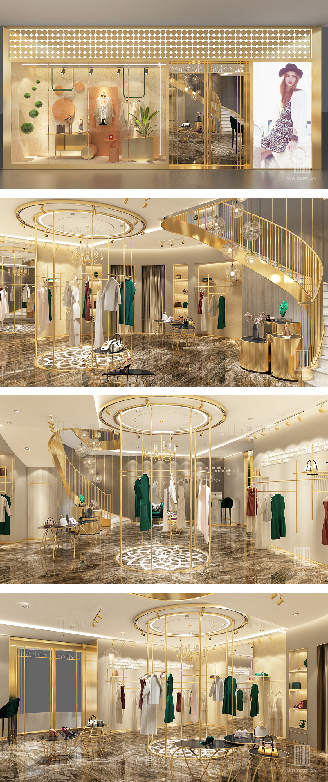 High-end brand fashion store renovation design