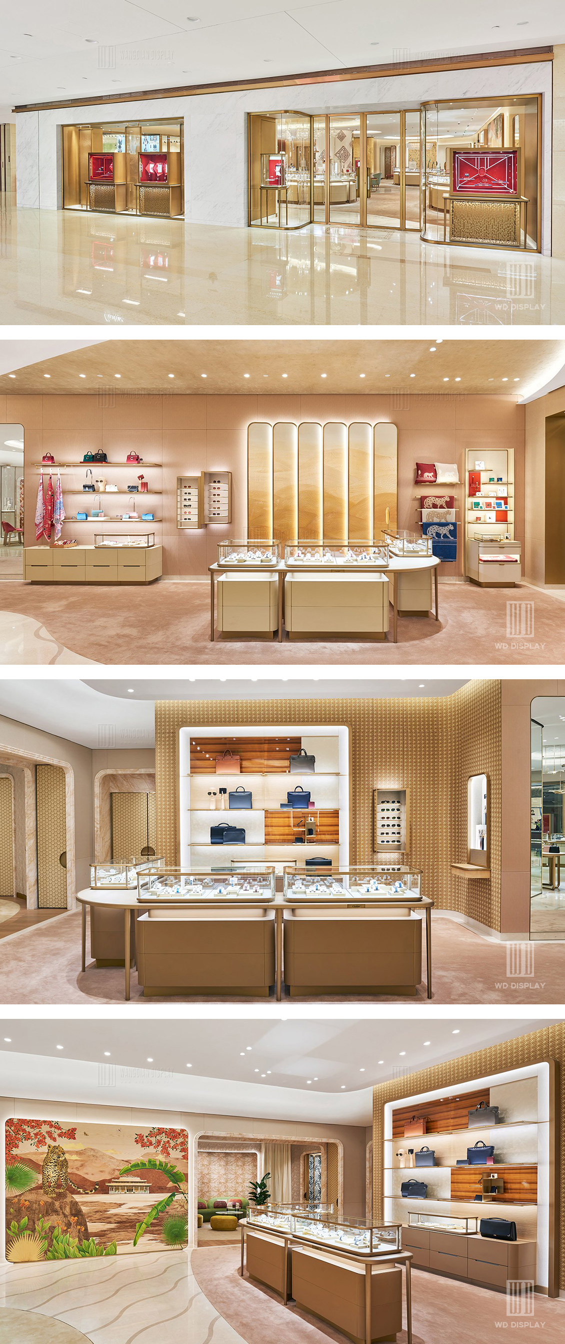 Singapore luxury jewelry brand custom showcase project