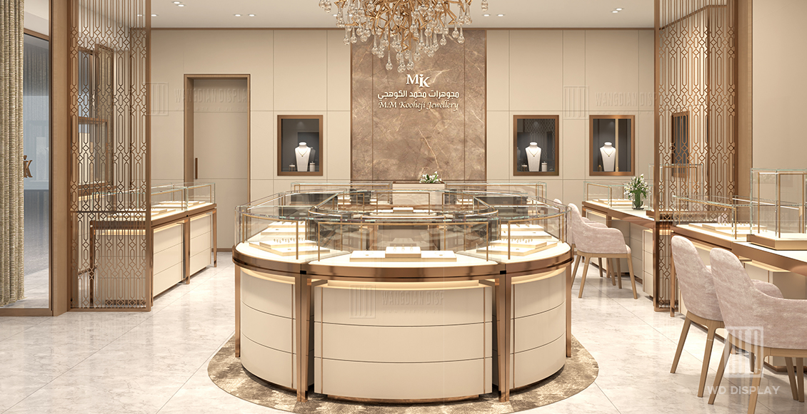 【Bahrain】MiddleEastbrandjewelrychainstorerenovationdesignshowcaseproject(1)