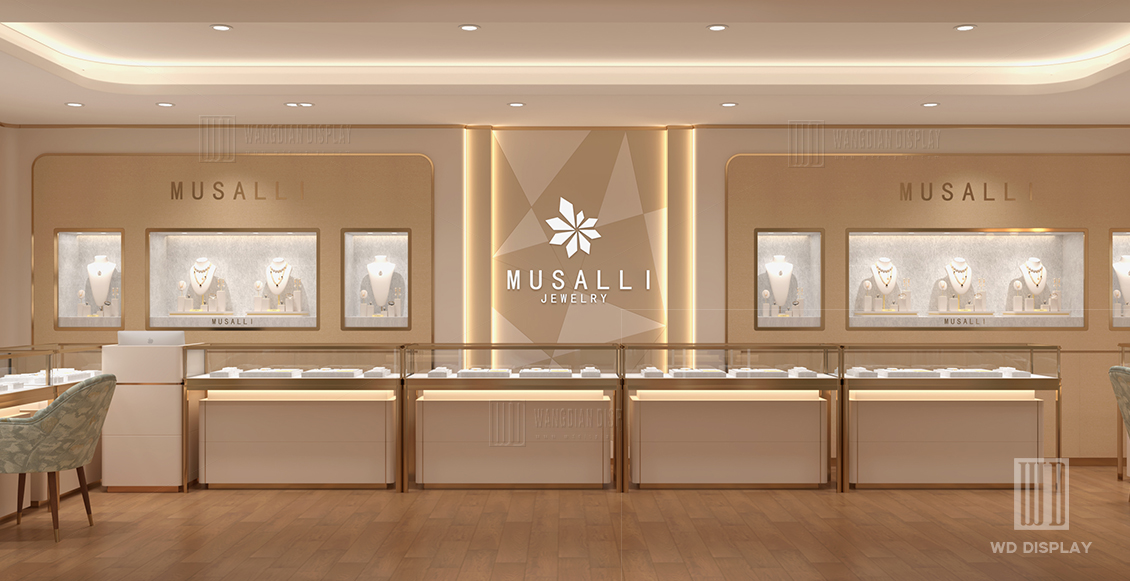 【Saudi】Brandjewelryretailstoredesignsmalljewelrystorehigh-enddesign(1)