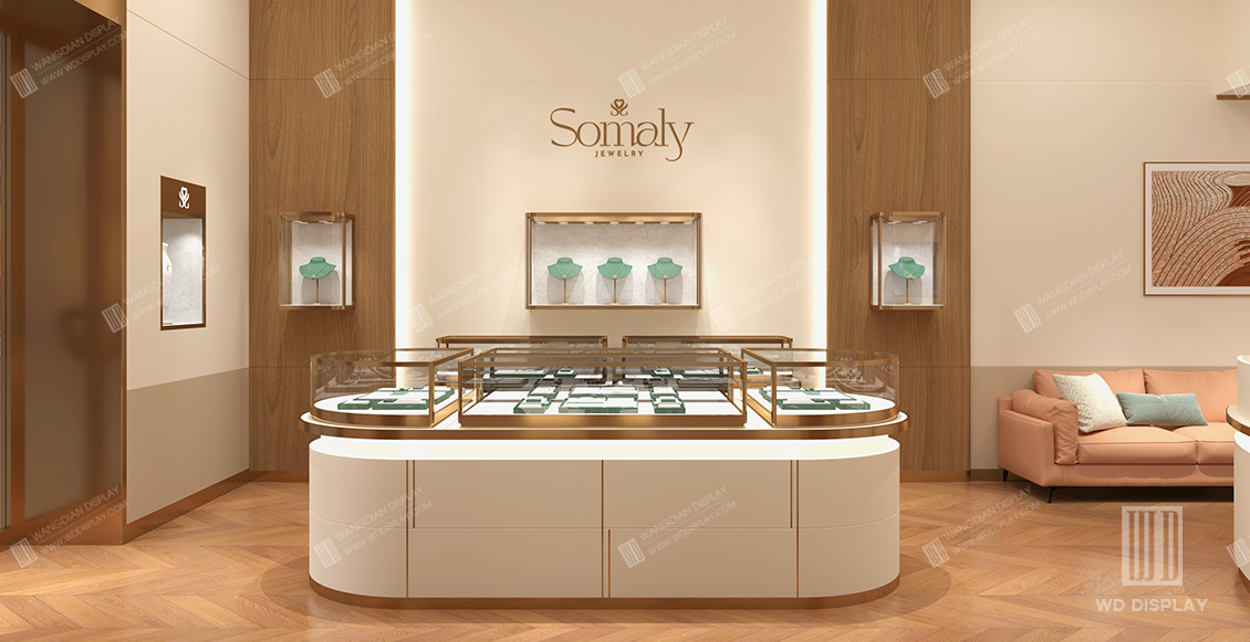 【Cambodia】ExquisitejewelrystoredecorationdesignJewelleryretailstorerenovationdesign(1)