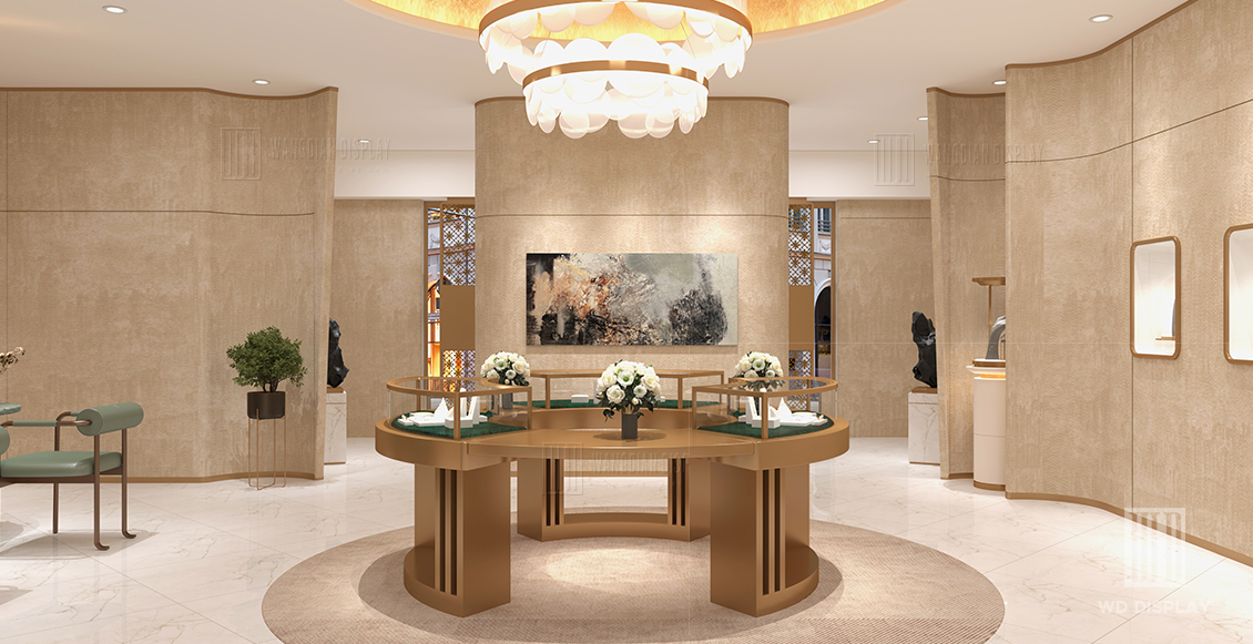 【China】JewelryretailcommercialspacedesignPandorajewelrystoreshowcaseproject(1)