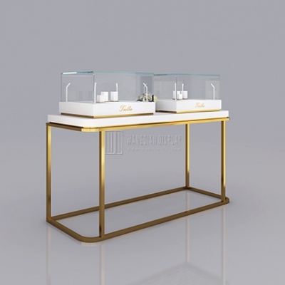 golden display counter high quality showcase for watch