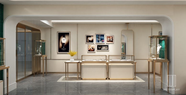 Luxury product retail display space design