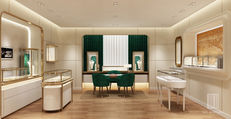 High end interior design for jewellery showroom