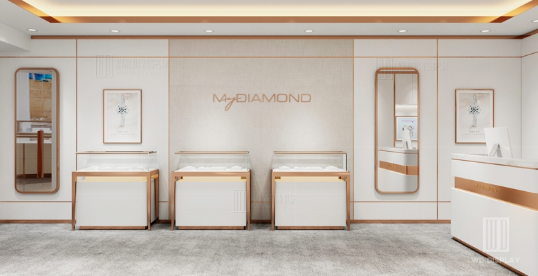 2024 Philippines diamond store showcase project in shopping mall