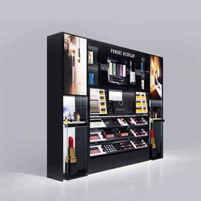 comtemporary cosmetic showcase for cosmetic shop