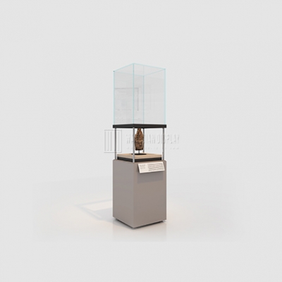 Museum hydraulic lifting display cabinet design