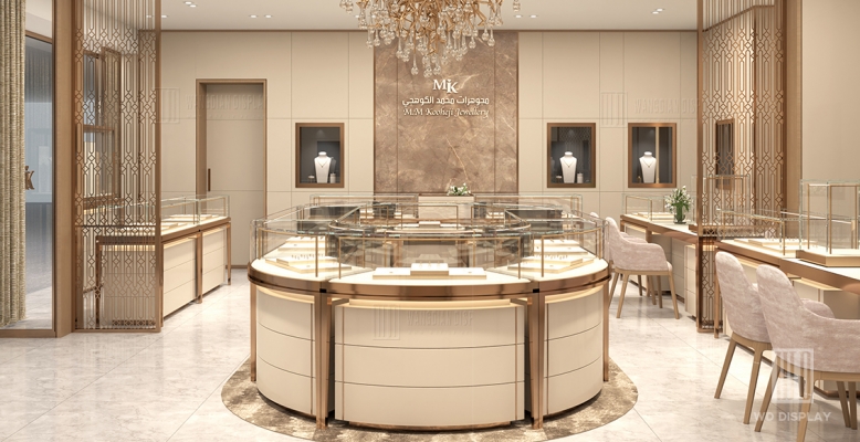 【Bahrain】Middle East brand jewelry chain store renovation design showcase project