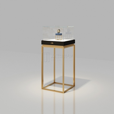 Free standing single watch display stand showcase