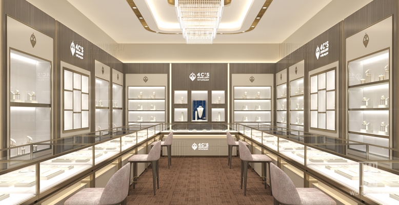 2024 New Jewelry Store Showcase Project in Saudi Arabia
