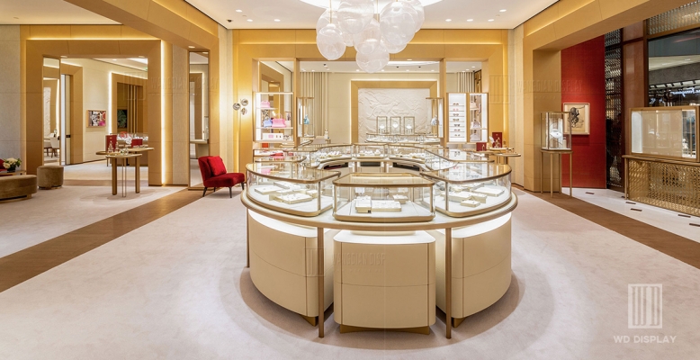 Cartier style jewelry store design