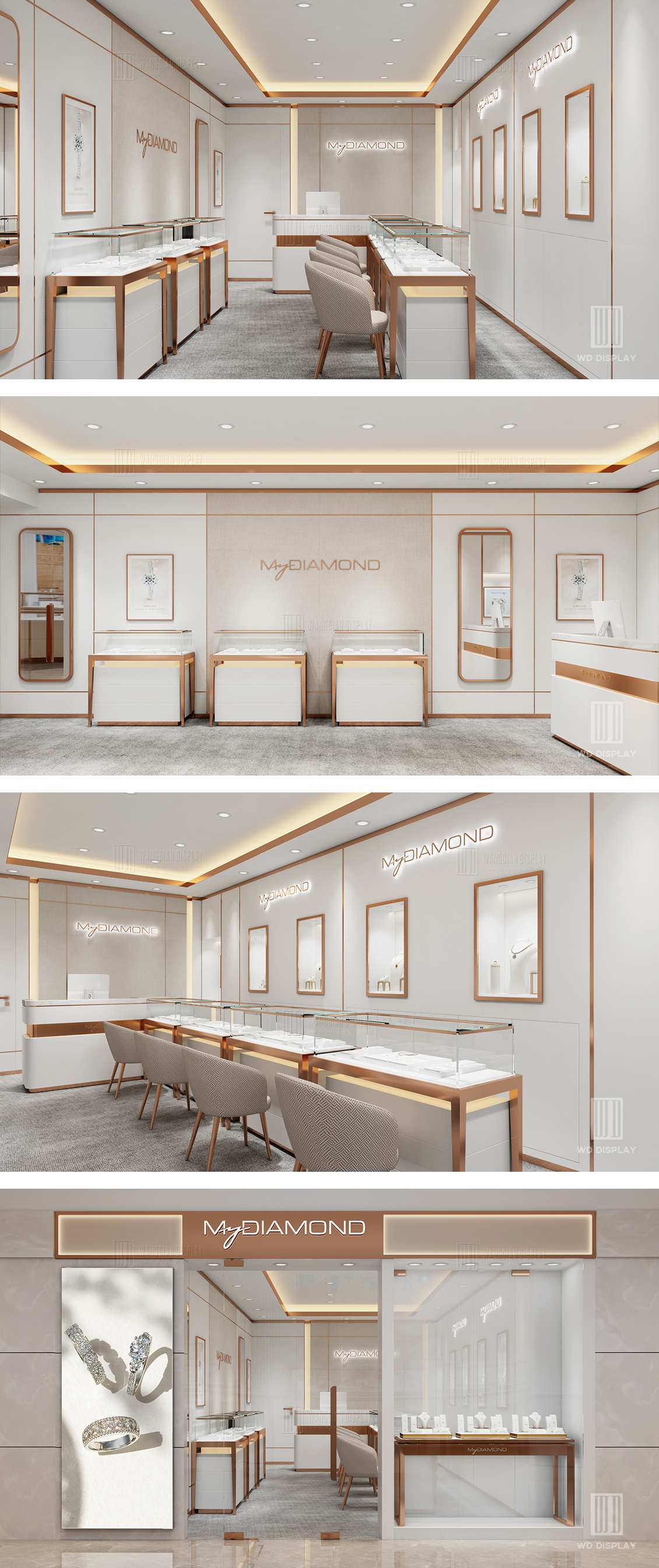 2024 Philippines diamond store showcase project in shopping mall (1)