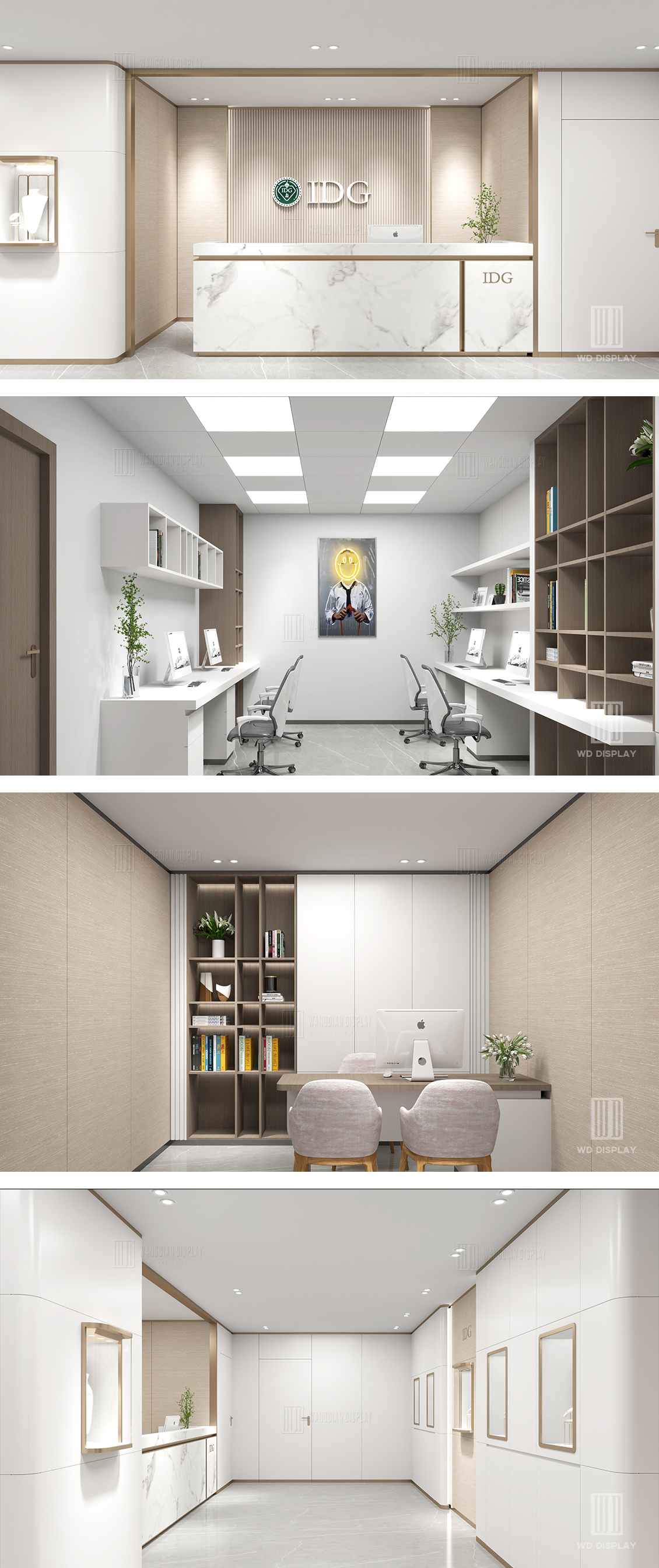 【Saudi】Jewelry retailer office design Jewelry laboratory design (2)