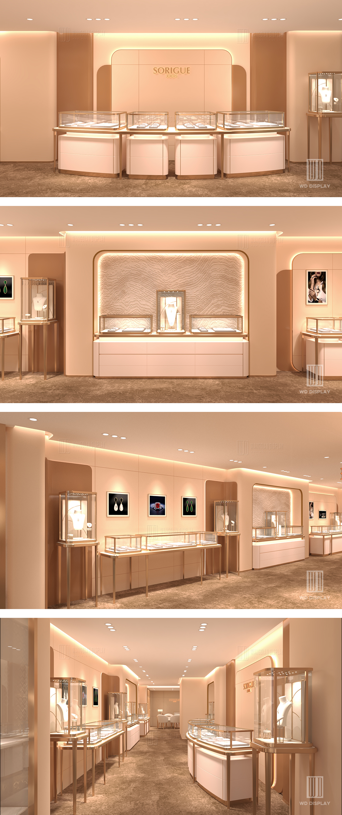 【Spain】Jewelry store interior design high-end jewelry showroom design ideas (2)